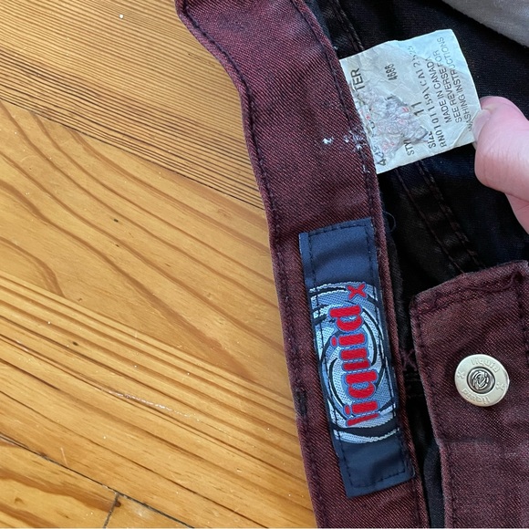 metallic red jeans - Picture 6 of 6